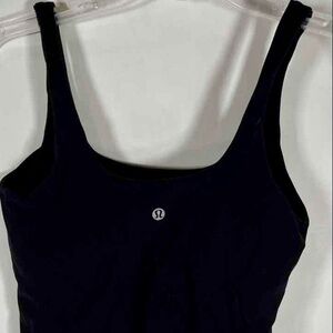 Lululemon Athletica black ruched back sports bra - Medium (14” flat)